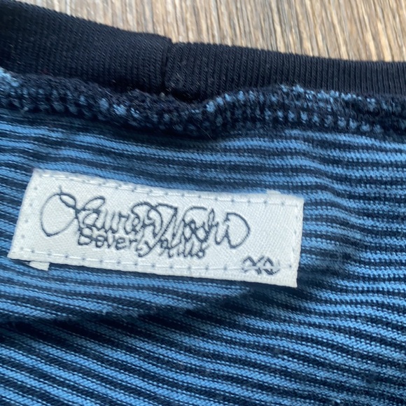 Lauren Moshi Stripped Heart Shirt - Picture 4 of 4